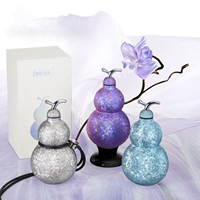Tasse à thé isotherme en titane pur en forme de gourde chinoise, isolation thermique 6-12 heures, infuseur à thé, cristal de glace scintillant, saine et légère