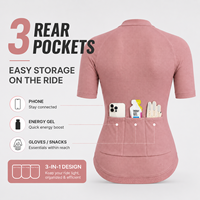 Jersey de Ciclismo para Mujer al por Mayor OEM, Transpirable, de Manga Corta, para Bicicleta de Carretera, para Pedidos al por Mayor de Marca Personalizada