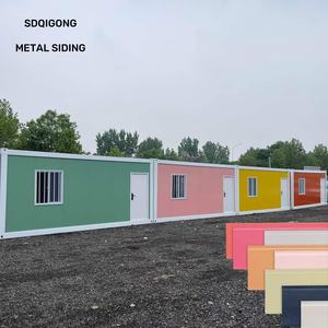 แผ่นกระดานโพลียูรีเทนสำหรับกั้นผนังอุตสาหกรรมแผงแซนวิชทำจากโลหะแกะสลักติดตั้งง่าย - Product Image 1