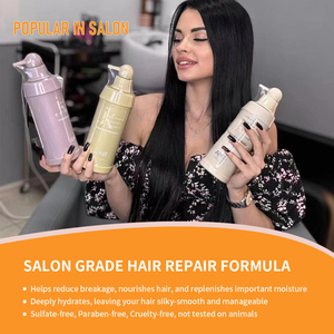 Etiqueta privada Productos para el cuidado del cabello Venta al por mayor <span class=keywords><strong>Anti</strong></span> <span class=keywords><strong>Frizz</strong></span> Aceite de argán orgánico Champú y acondicionador hidratante con logotipo - Product Image 6