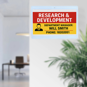 E-Ink Project <b>Folder</b> Eink <b>Display</b> To Conserve Energy / Reduce Power Consumption Conference Table Solution E Ink Conference Badge - Product Image 1