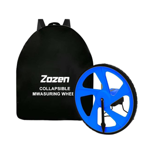 Roue de mesure de 12 pouces Outil à main pliable à 3 sections pour sac à dos pour mesurer diverses routes jusqu'à 10,000 m - Product Image 6