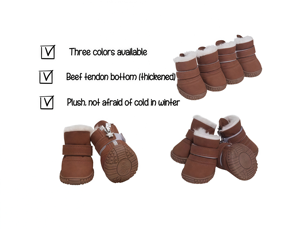 <span class=keywords><strong>Bottes</strong></span> de neige <span class=keywords><strong>pour</strong></span> <span class=keywords><strong>chien</strong></span> en caoutchouc, chaudes, respirantes, mignonnes, douces, confortables, imperméables et écologiques, <span class=keywords><strong>pour</strong></span> toutes les saisons - Product Image 5