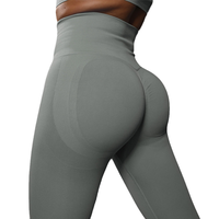 Pantalon de yoga et de sport Honara sans couture, taille haute, moulant, effet galbe fessier, pour entraînement, course et fitness, fabrication OEM ODE