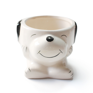 Personalizado perro <span class=keywords><strong>de</strong></span> dibujos animados pote del plantador <span class=keywords><strong>de</strong></span> cerámica lindo cachorro snoopy suculentas Macetas - Product Image 1