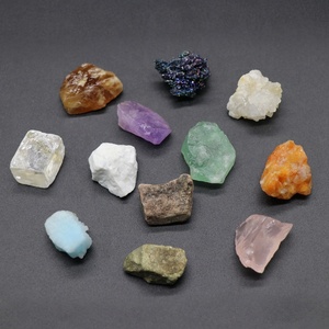<span class=keywords><strong>12</strong></span> Uds mezcla de cristales naturales ágata forma Irregular Mini piedras preciosas energía curativa espécimen pulido mineral en caja - Product Image 6