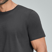 Comfortabel Hot Sale Custom logo T-shirt Bestseller Meerdere Kleuren Body Fit T-shirt Simpele Polyester T-shirt Heren