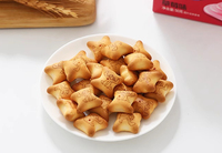 Groothandel Exotische Snacks Hoogwaardige Aardbei/Chocolade Gevulde Koekjeskoekjes Kinderen Snack Koekjes 50 G/doos