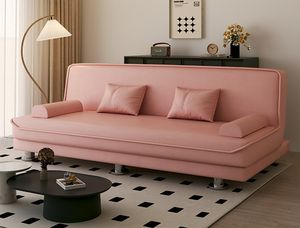 Nuevo sofá de tela de algodón y lino, sofá cama plegable de doble uso para sala de estar para apartamento pequeño - Product Image 6