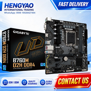 เมนบอร์ด Gigabyte รุ่น B760M D2H DDR4 รองรับซ็อกเก็ต LGA1700 รองรับแรม DDR4 รองรับซีพียู Intel Core i3 i5 i7 i9 ขนาด Micro-ATX ใหม่ รองรับแรมได้สูงสุด 64GB - Product Image 1