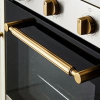 Poignées de réfrigérateur en laiton de conception européenne, personnalisables, de différentes longueurs, pour armoire à vin, tiroir de placard, four encastré, lave-vaisselle
