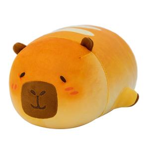 Bonito Peluche de dibujos animados Capybara desierto Animal relleno felpa almohada Capybara pan <span class=keywords><strong>2</strong></span> en 1 juguete de peluche - Product Image 5