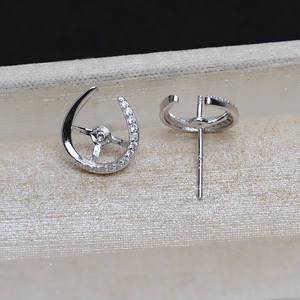 S925 Silver Pendant DIY Accessory <b>Set</b> U-Shaped Female Headpiece with <b>Pearl</b> Earnail 4941 Fashion <b>Jewelry</b> - Product Image 4