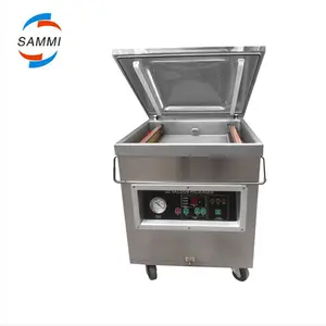 New Automatic Electric Food Vacuum Packaging Machine Semi-Automatic Stainless Steel with Wood Packaging Household Industry Use