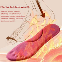 Semelles auto-chauffantes massantes pour les pieds, semelles épaisses thermiques en mousse à mémoire de forme, coussinets de chaussures chauds pour hommes et femmes, accessoires pour chaussures de sport et de jardin