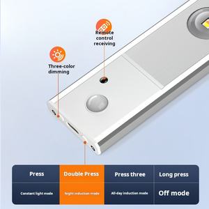 Lưới tản nhiệt Spotlight nhôm chuyển động <span class=keywords><strong>Senso</strong></span> dưới LED Đèn tủ với <span class=keywords><strong>3</strong></span> màu sắc và độ sáng Dimmable 3000K 4000K 6000K - Product Image 5