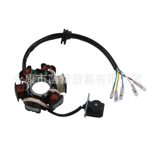 Bobina de Estator de Magneto de 6 Polos para Motocicleta, Piezas para Vehículos Todoterreno, Bobina de Magneto de Cabeza Suelta C110-6, Relé para Sistemas Eléctricos - Product Image 3