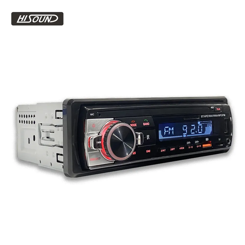 LCD radio car audio system with BT Radio FM music Double USB support remote control car audio system