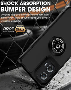 삼성 갤럭시 A07 4G A17 5G 커버 A06 A16 A26 A36 스마트 킥스탠드 링 매트 핸드폰 케이스 용 휴대폰 케이스 - Product Image 3