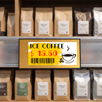 Étiquette de prix numérique électronique NFC Eink à 4 couleurs avec indicateur LED pour la gestion des stocks des magasins de détail