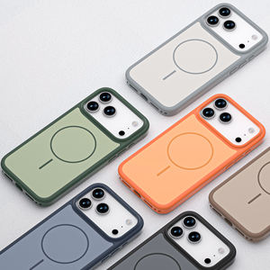 Custodia Magnetica Traslucida Opaca per <span class=keywords><strong>iPhone</strong></span> 17 <span class=keywords><strong>11</strong></span> 12 13 14 15 16 <span class=keywords><strong>Cover</strong></span> <span class=keywords><strong>Protettiva</strong></span> Antiurto per Uomo e Donna - Product Image 3