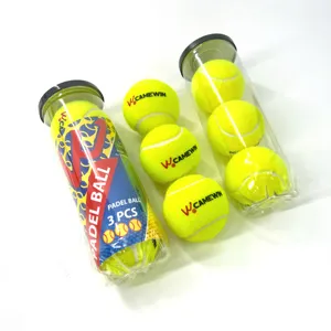 Ipt được phê duyệt OEM chất lượng Đầu Chuyên Nghiệp 45% len cao su tự nhiên padel bóng Tennis Bóng Trung Quốc nhà sản xuất trực tiếp