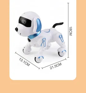 Article populaire : <span class=keywords><strong>Chien</strong></span> <span class=keywords><strong>robot</strong></span> intelligent programmable, jouet télécommandé avec fonctions de <span class=keywords><strong>danse</strong></span> et de programmation - Product Image 4