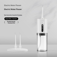 Irrigador Dental Eléctrico Portátil, Juego de Cepillos de Dientes Inteligentes para el Cuidado Bucal Doméstico, Irrigador Bucal para Eliminar el Sarro