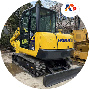 Miniexcavadora de 5.6 Toneladas en Venta, Komatsu PC56 Original, Hidráulica, Pocas Horas de Uso, Buen Estado, pc200 pc300 pc210lc Usada - Product Image 1