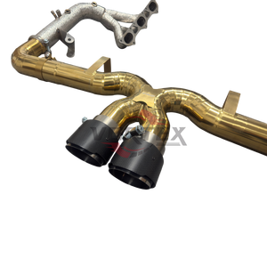 Vortex Ultra-Lightweight Titanium Alloy Exhaust for Porsche 911 992 GT3 RS 4.0L 2022-2025 Racing Spec System - Product Image 5