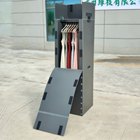 Boîte de rangement portable pour vêtements avec fermeture Velcro, résistante à la compression, durable, solution de rangement pour la maison