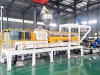 Machine d'extrusion de feuilles PET PP PVC HDPE 900 mm |   Extrudeuse à double vis 44:1 L/D, 250 kW, pour thermoformage