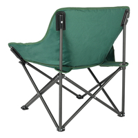 Chaise de camping pliante portable en tissu Oxford 600D avec poche latérale et cadre en acier pour la pêche en plein air et la plage - Vente en gros