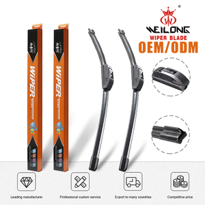 Lame d'essuie-glace Beam 24"+18" Qualité OEM Caoutchouc naturel Essuie-glace de <span class=keywords><strong>pare</strong></span>-<span class=keywords><strong>brise</strong></span> pour Honda Civic Accord 2016-2022 2 pièces - Product Image 1