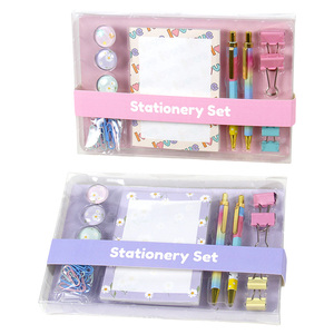 Simpatico Set di Cancelleria Pastello per Bambini con Graffette, Penne e Bloc-Notes - Divertenti Accessori Scolastici per la Scrittura e Forniture per <span class=keywords><strong>Ufficio</strong></span> - Product Image 1