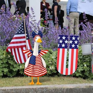 Nouvelle décoration d'ambiance pour la fête de la indépendance : Costume d'ange de porche de 23 pouces, mignon, pour créer une ambiance festive, avec vêtements de canard. - Product Image 2