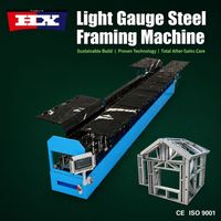 Machine de profilage de charpente en acier léger LGSF C89 C140 pour montants muraux de maisons préfabriquées