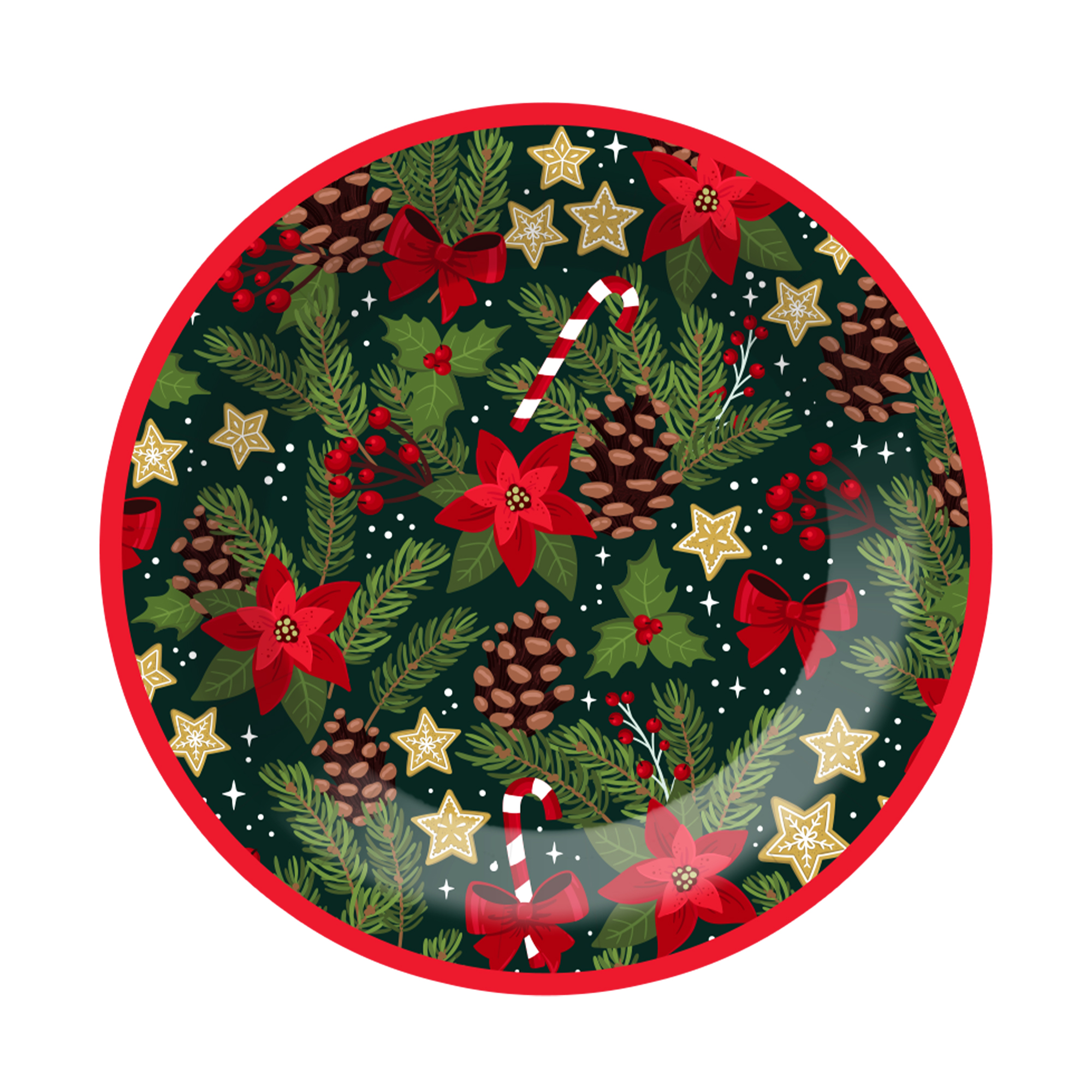 Plato de papel de 9 pulgadas * 8 unidades