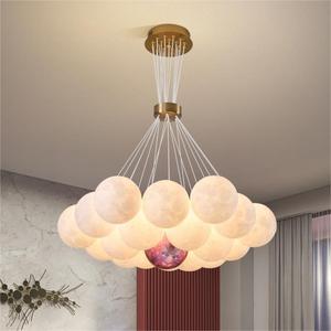 <span class=keywords><strong>Lampadario</strong></span> a Sospensione Unico e Bellissimo a Forma di Luna per Cameretta dei Bambini, Lampada a Sfera per <span class=keywords><strong>Camera</strong></span> <span class=keywords><strong>da</strong></span> <span class=keywords><strong>Letto</strong></span> e Soggiorno - Product Image 5