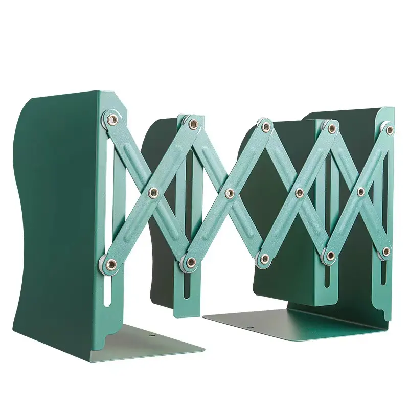 Creative hardware high quality bookstand for students simple foldable storage partition bookholder desktop bookstop