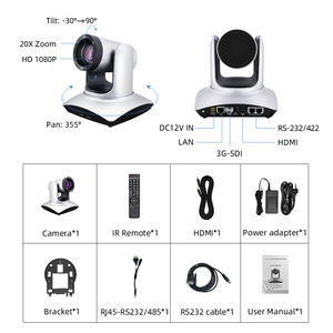 Katoo-caméra usb ptz <span class=keywords><strong>hd</strong></span> 1080p, système de conférence vidéo de la diffusion en direct, avec joystick, connexion usb, contrôleur, joystick - Product Image 4