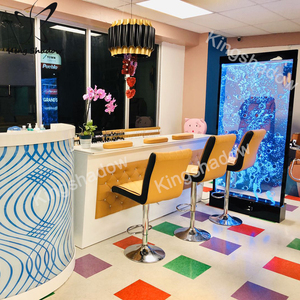 Proveedor Alibaba, nuevos productos 2020, muebles de salón de <span class=keywords><strong>uñas</strong></span>, mesas de manicura, estación de escritorio - Product Image 5