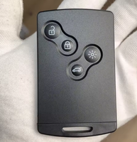 Coque de clé de voiture en ABS noir de haute qualité pour Clio IV/Captur/Megane
