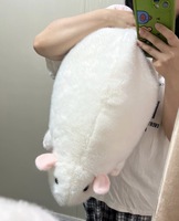 Nouveauté : Peluche réaliste grande taille en forme de rat gris, coussin de canapé inspiré du chipmunk, jouet réaliste en forme de rat bleu-gris