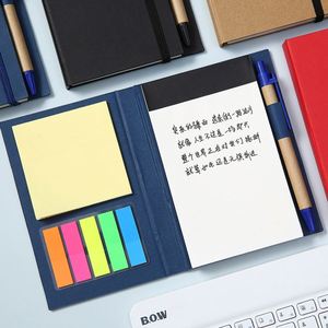 Bloc-notes adhésif X1018 avec couverture en RPET, bloc-notes promotionnel, design personnalisé de bloc-notes - Product Image 3