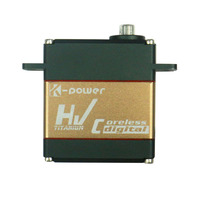Servo sans noyau RC Kpower DHV860 CNC Case 12V 60kg à couple élevé avec engrenage en acier pour robot RC UAV