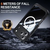 Étui de protection intégrale à 360 degrés pour iPhone 18 Pro Max avec protection d'écran intégrée, antichoc magnétique, coque de téléphone robuste