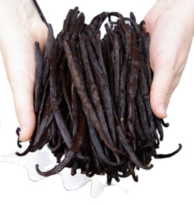 Gousses de vanille grasse séchée de qualité supérieure, haricots de vanille entiers pour épices - Product Image 1