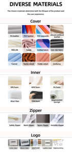 Ensemble de marchepieds ondulés en mousse souple pour l'entraînement sensoriel et l'équilibre des tout-petits, pour aire de jeux intérieure - Product Image 3