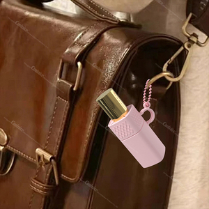 Hot Selling Women's Cosmetic Cute Bag Key <b>Lipstick</b> Data Cable Bag pink Blue Purple Silicone <b>Mini</b> <b>Lipstick</b> Bag - Product Image 3
